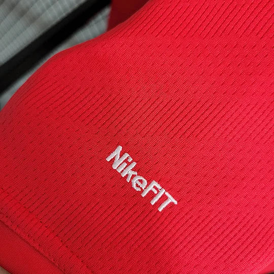 2007-2008 Retro Long Sleeve Manchester United Home Football Shirt