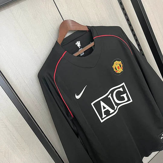 2007/2008 Retro Long Sleeve Manchester United Third Away Football