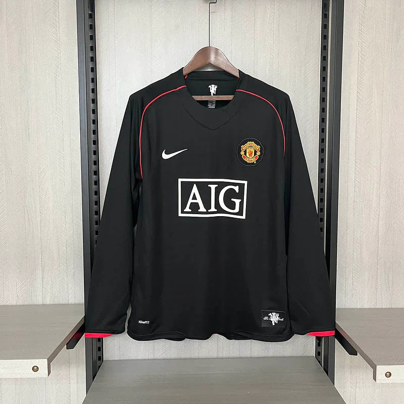 2007/2008 Retro Long Sleeve Manchester United Third Away Football
