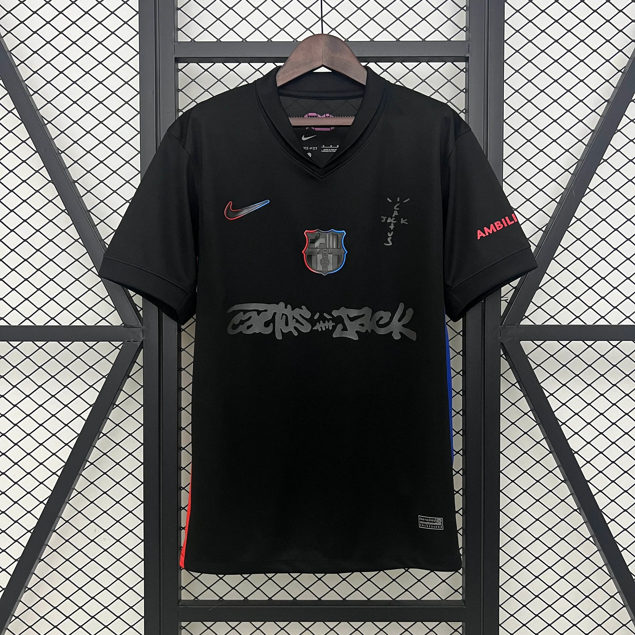 2024/2025 Barcelona Travis Scott Joint Edition Black Football Shirt